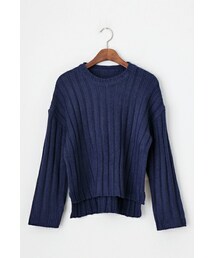 imvely | シンプルリブニット(ニット/セーター)