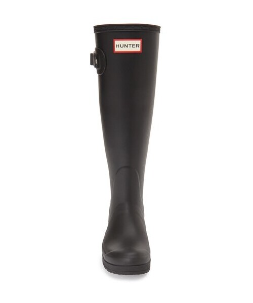 HUNTER（ハンター）の「Hunter 'Original Tall- Wedge' Rain Boot (Women)（ブーツ・レディース・Black・Regular 10 M/Regular 5 M/Regular 6 M/Regular 7 M/Regular 8 M/Regular 9 M）」の3枚目の写真