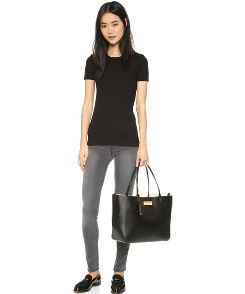 PETIT BATEAU(プチバトー)の「Petit Bateau 1x1 Iconic Tee(Tシャツ/カットソー・レディース・White/Black・XXS/XS/S/M/L)」の9枚目の写真