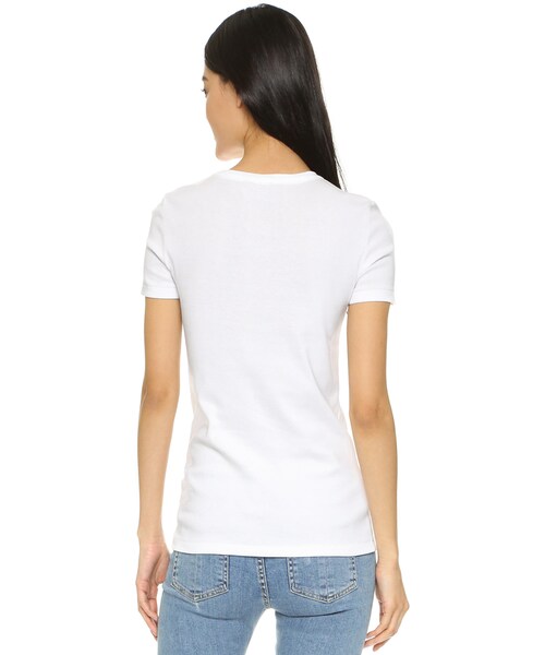 PETIT BATEAU(プチバトー)の「Petit Bateau 1x1 Iconic Tee(Tシャツ/カットソー・レディース・White/Black・XXS/XS/S/M/L)」の8枚目の写真