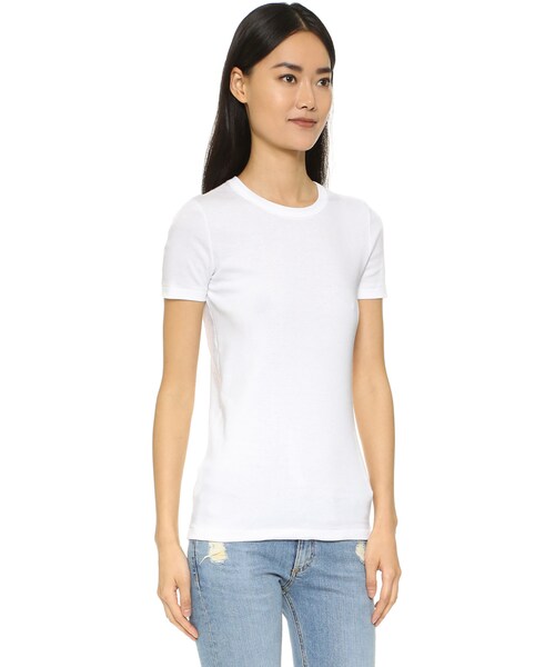 PETIT BATEAU(プチバトー)の「Petit Bateau 1x1 Iconic Tee(Tシャツ/カットソー・レディース・White/Black・XXS/XS/S/M/L)」の5枚目の写真