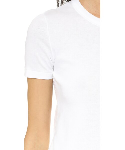 PETIT BATEAU(プチバトー)の「Petit Bateau 1x1 Iconic Tee(Tシャツ/カットソー・レディース・White/Black・XXS/XS/S/M/L)」の6枚目の写真