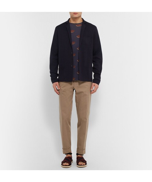 DRIES VAN NOTEN（ドリスヴァンノッテン）の「Dries Van Noten Slim-Fit Stretch-Cotton Trousers（その他パンツ・メンズ・Beige・IT44/IT46/IT48/IT50/IT52/IT54）」の5枚目の写真