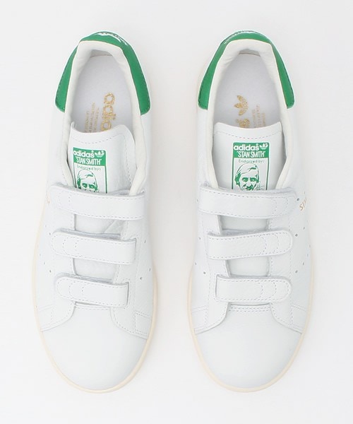 adidas Originals（アディダスオリジナルス）の「adidas スタンスミス ベルクロ/STAN SMITH CF（スニーカー・レディース・グリーン・23/23.5/24/24.5）」の5枚目の写真