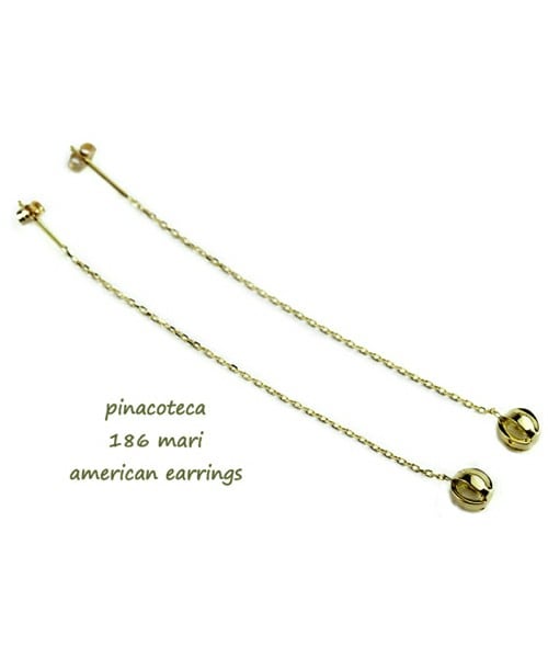 pinacoteca(ピナコテーカ)の「ピナコテーカ 186 マリ アメリカン ピアス(ピアス(両耳用)・レディース・ゴールド・5センチ)」の1枚目の写真