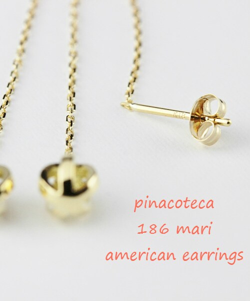 pinacoteca(ピナコテーカ)の「ピナコテーカ 186 マリ アメリカン ピアス(ピアス(両耳用)・レディース・ゴールド・5センチ)」の3枚目の写真