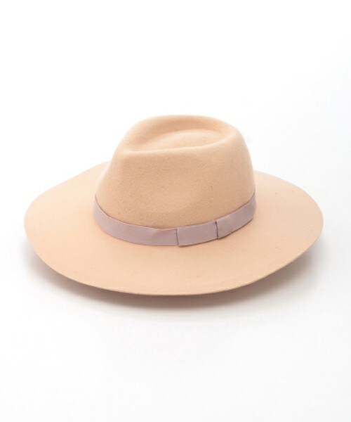DRWCYS（ドロシーズ）の「ライトカラーフェルトつば広HAT（ハット・レディース・グレー/ホワイト/ベージュ/ブルー・FREE）」の3枚目の写真