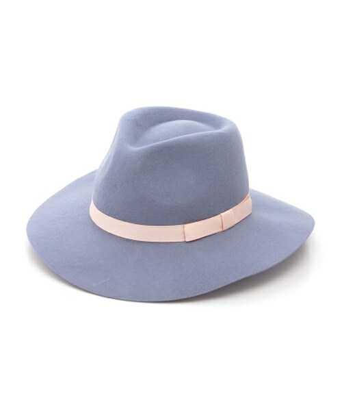DRWCYS（ドロシーズ）の「ライトカラーフェルトつば広HAT（ハット・レディース・グレー/ホワイト/ベージュ/ブルー・FREE）」の4枚目の写真