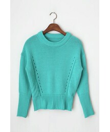 imvely | ドロップショルダーミントニット(ニット/セーター)