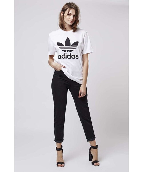 adidas（アディダス）の「Adidas originals Trefoil tee（Tシャツ/カットソー・レディース・White・XS/S/M/L）」の6枚目の写真