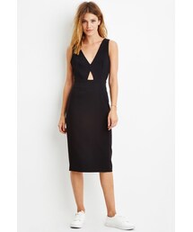 FOREVER 21 | FOREVER 21 Contemporary Cutout Sheath Dress(ワンピース)
