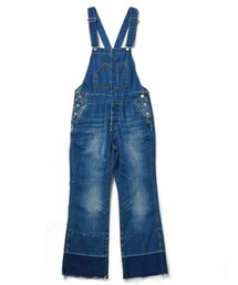 DRWCYS | ダメージヘムセミフレアオーバーオール(サロペット/オーバーオール)