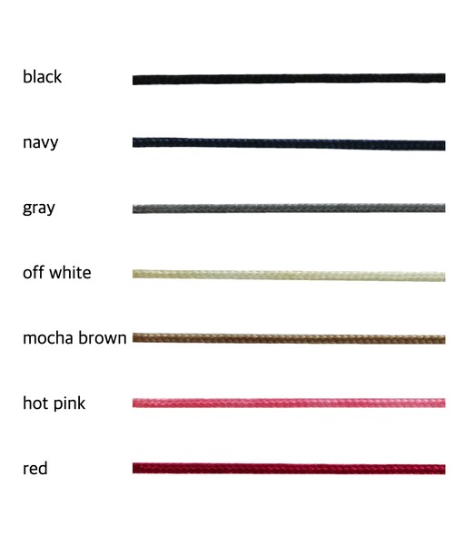 les desseins de DIEU（レデッサンドゥデュー）の「レ デッサン ドゥ デュー 65-S "ベル ダイヤ" 一粒ダイヤモンド サテンコード ブレスレット 0.05ct（ブレスレット・レディース・ゴールド・15.5cm）」の5枚目の写真