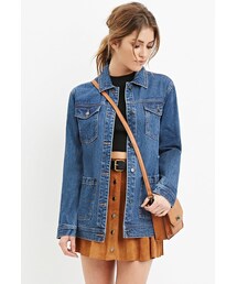 FOREVER 21 | FOREVER 21 Longline Denim Jacket(ジャケット/アウター)