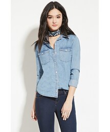FOREVER 21 | FOREVER 21 Classic Denim Shirt(シャツ/ブラウス)