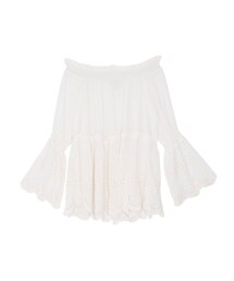 dazzlin | 【sc】オフショル刺繍スモック(ワンピース/ドレス)