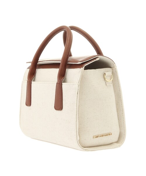 MERCURYDUO(マーキュリーデュオ)の「【GDS】 異素材スクエア2way BAG(バッグ・レディース・ブラック/ブラウン・F)」の4枚目の写真