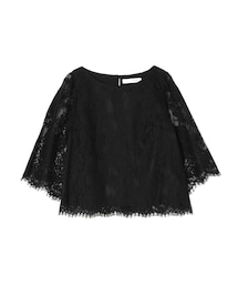 MERCURYDUO | 【BSC】 コードレースフレアブラウス(トップス)