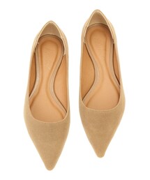 Ungrid | フェイクスウェードポインテッドフラットシューズ(シューズ)