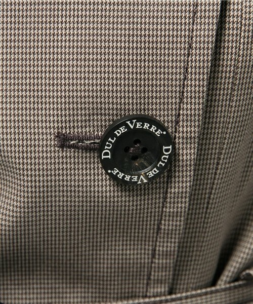 DUL DE VERRE（ダルデベール）の「トレンチコート（トレンチコート・レディース・ブラウン/ベージュ・MEDIUM）」の12枚目の写真