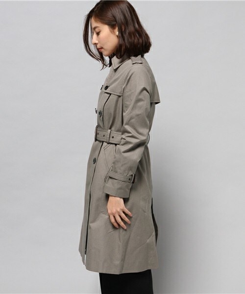 DUL DE VERRE（ダルデベール）の「トレンチコート（トレンチコート・レディース・ブラウン/ベージュ・MEDIUM）」の4枚目の写真