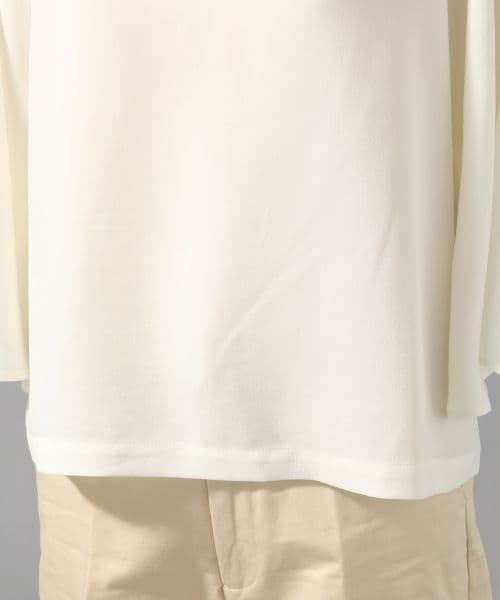 BLISS POINT（ブリスポイント）の「GZドルマンフレアスリーブブラウス（トップス・レディース・ホワイト/ピンク/ブラウン/カーキ/ネイビー・M/L）」の9枚目の写真