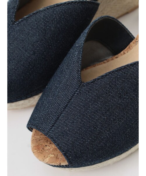 31 Sons de mode（トランテアン　ソン　ドゥ　モード）の「≪春カタログ掲載ITEM≫ストラップ付ジュートウエッジサンダル（シューズ・レディース・オフホワイト/レッド/インディゴ・S/M/L）」の9枚目の写真