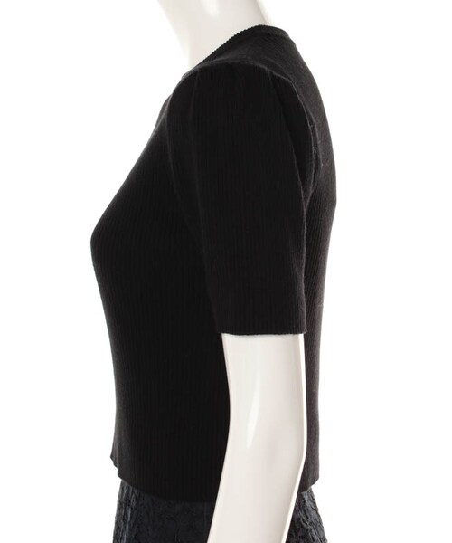 31 Sons de mode（トランテアン　ソン　ドゥ　モード）の「≪森 星ちゃん着用≫ニット×レースドッキングワンピース（ワンピース/ドレス・レディース・ブラック/オフホワイト・36/38）」の13枚目の写真