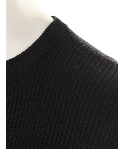 31 Sons de mode（トランテアン　ソン　ドゥ　モード）の「≪森 星ちゃん着用≫ニット×レースドッキングワンピース（ワンピース/ドレス・レディース・ブラック/オフホワイト・36/38）」の11枚目の写真