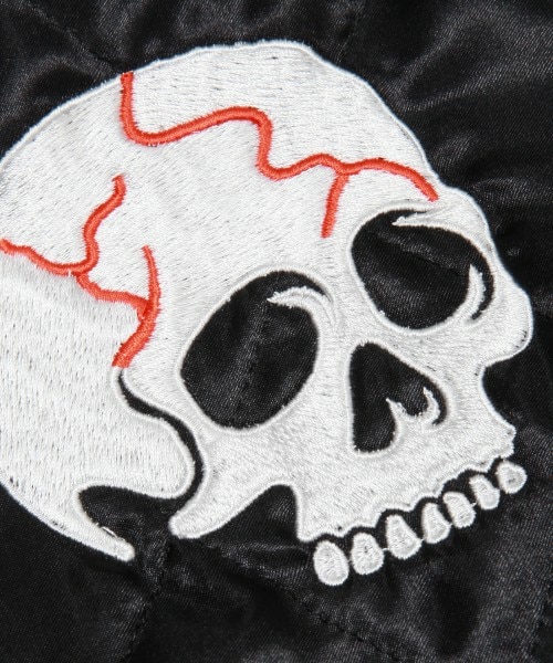 VANQUISH(ヴァンキッシュ)の「”JAPAN” スカジャン(ジャケット/アウター・ブラック・S/M/L/XL)」の8枚目の写真