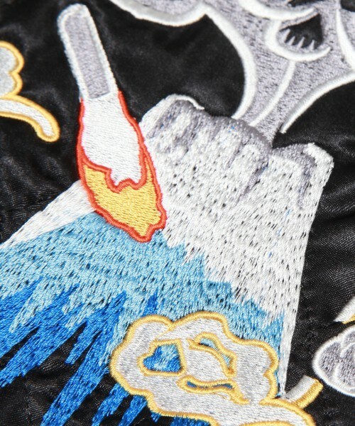 VANQUISH(ヴァンキッシュ)の「”JAPAN” スカジャン(ジャケット/アウター・ブラック・S/M/L/XL)」の12枚目の写真