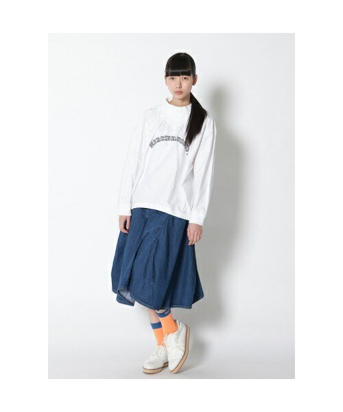 eriutsugiオーガニックコットンハニカムスカート。メルシーボークー mercibeaucoup,（メルシーボークー）の「メルシーボークー、 / B