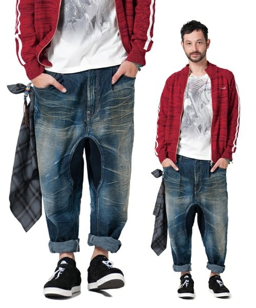 グラム/ギルバートサルエルデニム/バギーシルエット/グランジ/定価25190円 グラム/ギルバートサルエルデニム/バギーシルエット/グランジ