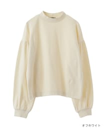 w closet | ボリューム袖ハイネックプルオーバー(トップス)
