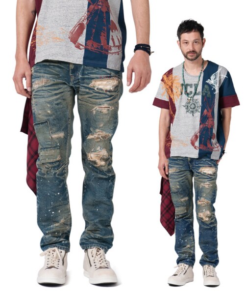 glamb(グラム)の「David denim(パンツ・メンズ・Indigo・size1/size2/size3/size4)」の12枚目の写真