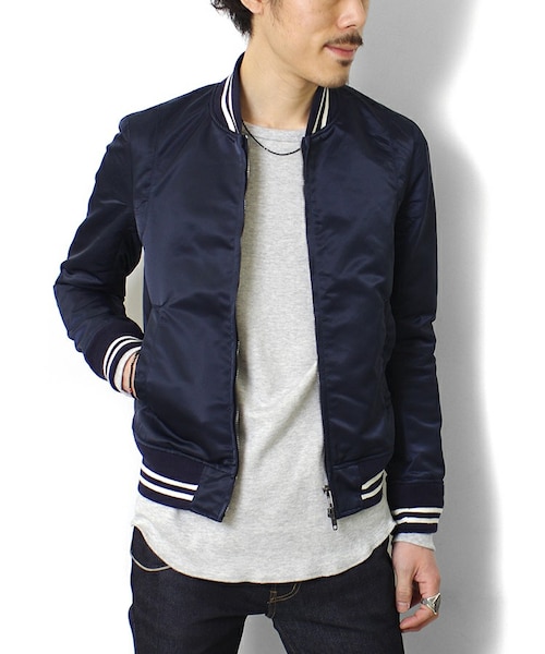 ラウンジリザード　MA1 LOUNGE LIZARD ブルゾン LOUNGE LIZARD ラウンジリザード MA1 MA-1 黒