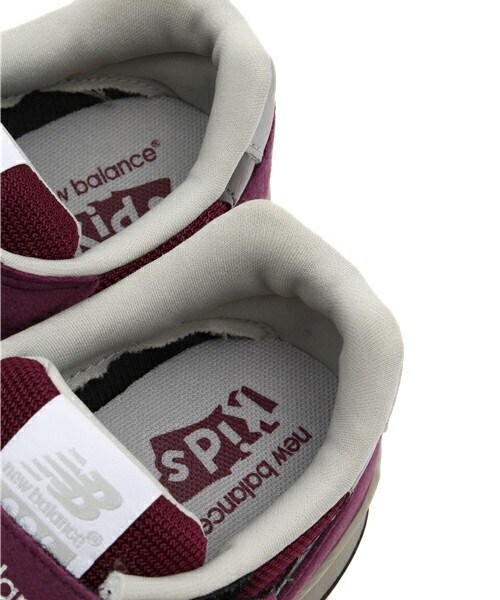 NEW BALANCE（ニューバランス）の「キッズ ニューバランス グレー ネイビー マルチ new balance KV996（スニーカー・キッズ・グレー/ライトグリーン/ネイビー/パープル/ピンク/マルチ・17cm/19cm/22cm/18cm/20cm/21cm）」の12枚目の写真