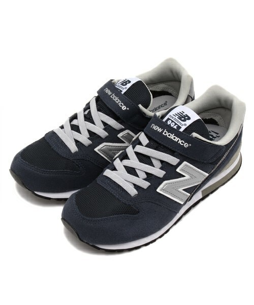 NEW BALANCE（ニューバランス）の「キッズ ニューバランス グレー ネイビー マルチ new balance KV996（スニーカー・キッズ・グレー/ライトグリーン/ネイビー/パープル/ピンク/マルチ・17cm/19cm/22cm/18cm/20cm/21cm）」の3枚目の写真