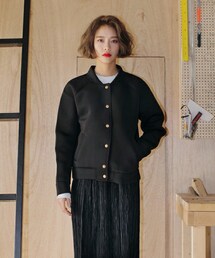 DHOLIC | ネオプレーンラグランスリーブブルゾンジャケット(ブルゾン)