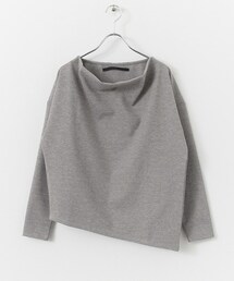 KBF | KBF+ ドレープネックカットソー(トップス)