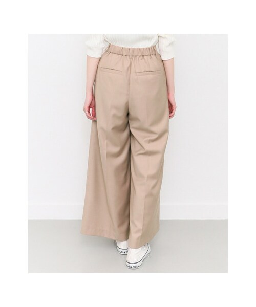 KBF（ケイビーエフ）の「ワイドワイドパンツ（パンツ・レディース・L.BEIGE/L.GRAY/BLACK・one）」の12枚目の写真