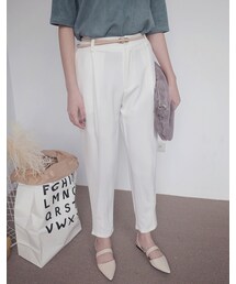 mooncat | 壓摺西裝褲色(パンツ)