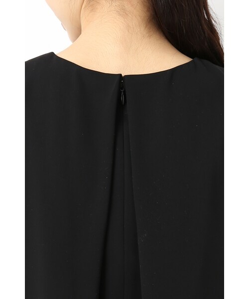 La TOTALITE（ラトータリテ）の「スリットタックワンピース（ワンピース/ドレス・ブラック/ピンク A・フリー）」の9枚目の写真