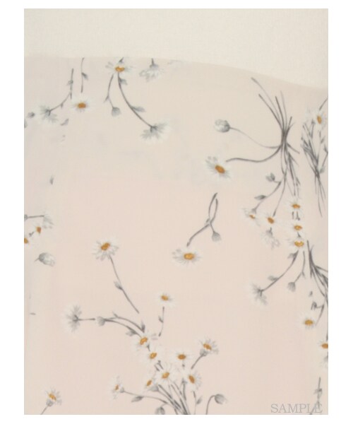 SNIDEL（スナイデル）の「タイニーマーガレットフレアスカート（ミニスカート・レディース・IVR/PNK/BLK・0/1）」の7枚目の写真