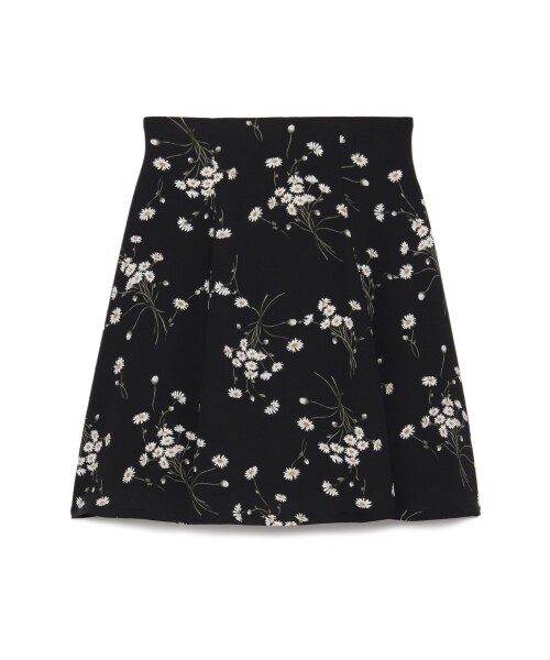 SNIDEL（スナイデル）の「タイニーマーガレットフレアスカート（ミニスカート・レディース・IVR/PNK/BLK・0/1）」の3枚目の写真