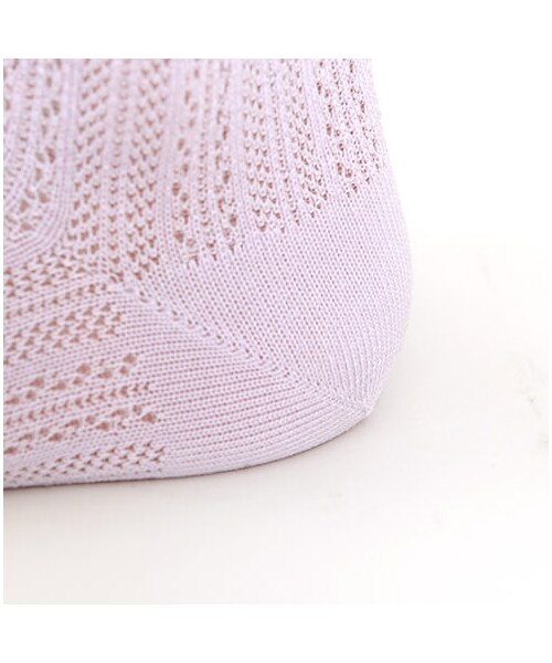 靴下屋（クツシタヤ）の「メッシュレースショートソックス（ソックス・靴下・レディース・シロ/クロ/チャコールグレー/ベージュ/ミント/メイブルー/コン/ラベンダー・22.0～24.0cm）」の14枚目の写真