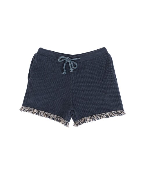 Ungrid（アングリッド）の「カラーフリンジニットショートパンツ（パンツ・レディース・オフホワイト/ネイビー・F）」の2枚目の写真