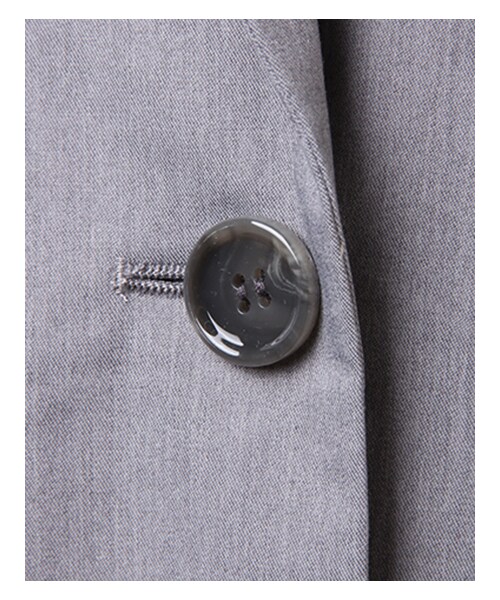 INGNI(イング)の「【春の新作】L103チェスター/ジャケット(ジャケット/アウター・レディース・グレー/カーキ/ベージュ/デニム/ブルー・M)」の4枚目の写真