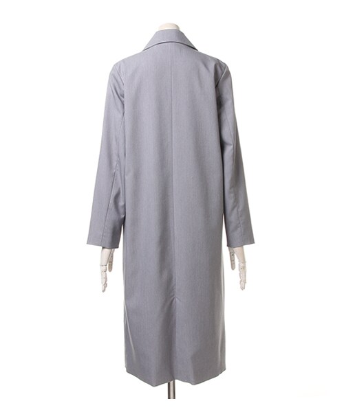 INGNI(イング)の「【春の新作】L103チェスター/ジャケット(ジャケット/アウター・レディース・グレー/カーキ/ベージュ/デニム/ブルー・M)」の2枚目の写真