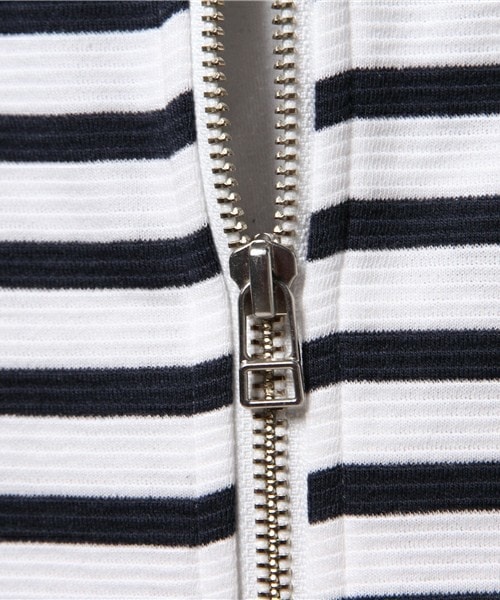 UNION STATION（ユニオンステーション）の「シンプルボーダーパーカー（パーカー・メンズ・ネイビー/ホワイト×ネイビー・MEDIUM/SMALL/LARGE/LL）」の11枚目の写真